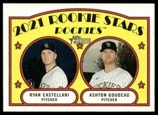 2021 Topps Heritage 2021 Rookie Stars - Rockies - Ashton Goudeau/Ryan Castellani