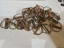 Set of (25) 7/16"D X 1-3/4L Lynch Pins Fits Three-Point Tractor Hitches  (F)