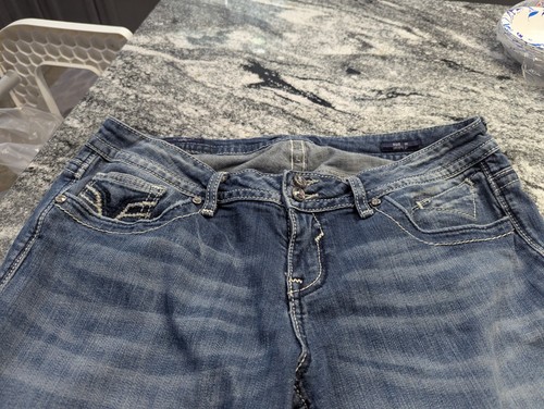 Pantalones de mezclilla para mujer Vigoss Chelsea Capri Heritage Fit talla 18 largo 21 - Imagen 3 de 7
