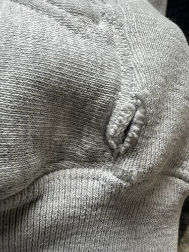 Vintage GEORGETOWN Grey Sweatshirt Size Large - Picture 5 of 12