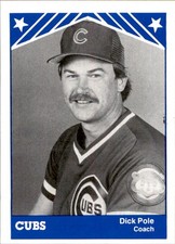 1983 Quad City Cubs TCMA #3 Dick Pole Pitching Coach Baseball Card