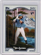 2025 Topps x Bob Ross The Joy of Baseball RC Dylan Crews #75 Nationals Rookie OF