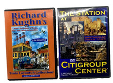2-DVD Lot, Richard Kughn's Train layouts & Collections & CitiGroup Center