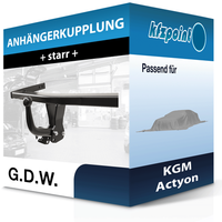G.D.W. AnhäNgekupplung Starr Passend FüR Kgm Actyon 08.2024-Jetzt Neu