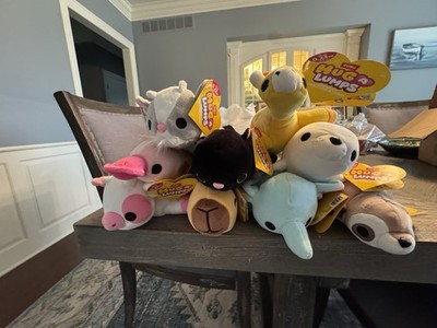 ZURU Hug a Lumps Small Plush- Cow Pig Seal Eleph Giraffe Bear Sloth Cat Platypus
