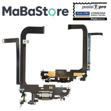CONNETTORE RICARICA iPhone 13 PRO MAX FLAT FLEX MICROFONO CARICATORE LIGHTNING