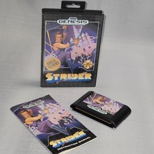 Strider - Sega Genesis Complete - CIB - Mint - Clean - Tested/Working 