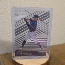 Panini 2021 Chronicles Clear Vision Taylor Walls Tampa Bay Rays #18 RC Insert