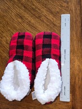 Canadian brand Hatley Little Blue House slippers, NWOT, size Small