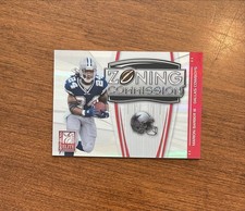 Marion Barber 2008 Donruss Elite Zoning Commission Red Cowboys Minnesota /200