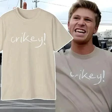 Irwin Crikey Shirt, Crocodile Hunter Crikey Australia Zoo 90s Vintage