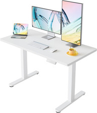 HUANUO 43 X 24 Inch Electric Standing Desk Adjustable Height, 4 Memory Height Se