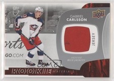 2017-18 Upper Deck Rookie Materials Gabriel Carlsson #RM-GC 3y0
