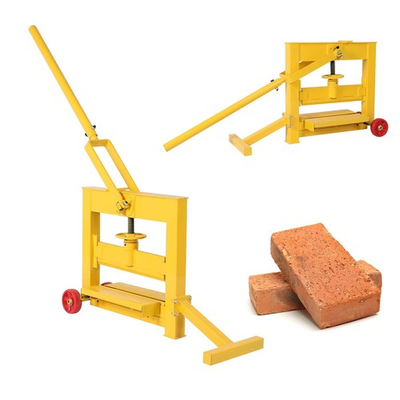 #ad Manual Stone Brick Cutter Paving Tool Block Splitter Cutting Machine with Wheels $310.00