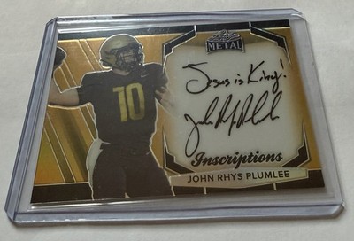 Blattmetall John Rhys Plumlee Inschrift Auto /100
