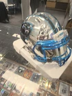 Cam Newton Chrome Autographed Mini Helmet With Visor COA🔥 SP