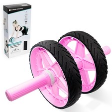 2025 New Double-Wheel Ab Roller for Core Training   Rebound Design with Adjus...