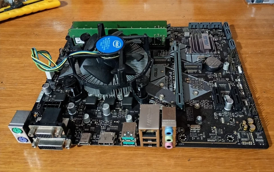 CPU PROCESSORE INTEL CORE i5-9500 + SCHEDA MADRE ASUS PRIME B360M-A + RAM 32 GB - Immagine 3 di 3