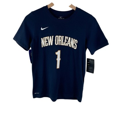 Nike New Orleans Pelicans Zion Williamson Dri-FIT Youth T-Shirt Medium 10/12