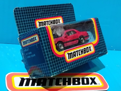 80s MATCHBOX MB196 1987 FORD T-BIRD THUNDERBIRD COUPE #61 RED MACAU  - Picture 3 of 9