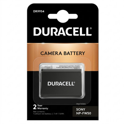 Duracell Akku für Sony NP-FW50 Alpha 6000 6400 5100 NEX-7 ZV-E10 DR9954 1030mAh