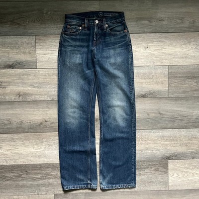 Outerknown The Beachcomber Relaxed Fit Sea Jeans Womens 23x30 Blue Wash Denim