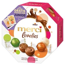 merci  lovelies Classic Pralinen mit Gratis P...