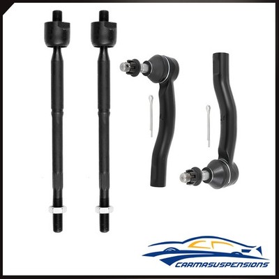 4x Front Tie Rod End Steering Fits 2004 05 06 07 08-2009 Toyota Prius All Models