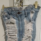 Aphrodite Women’s Light Wash Distressed Skinny Denim Jeans 11 Blue 5-Pocket — photo 2