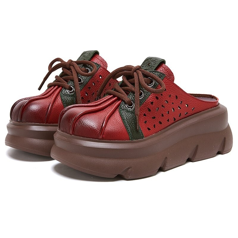 SAOLA Sandali con plateau alti Mary Janes ciabatte donna suola spessa Mules