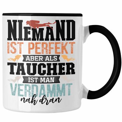 Trendation - Taucher Tasse Geschenk Profi Taucher Niemand Ist toll Aber Als Tauc