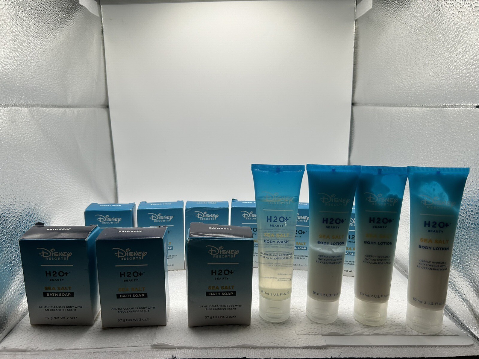 Disney Resorts H20 Beauty Sea Salt Bath Soap/Facial and Bath & Lotion