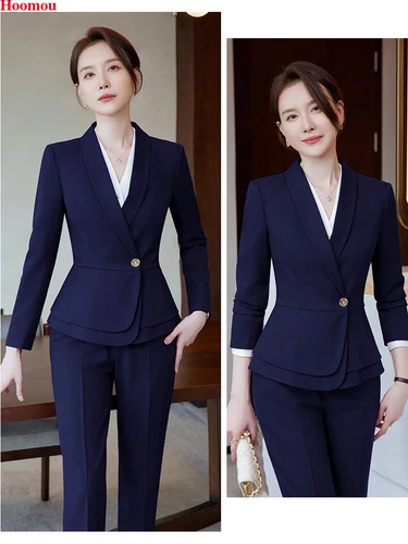 Women One Button Slim Casual Korean Business Workwear Coats Jacket Suits Blazer - Bild 10 von 33