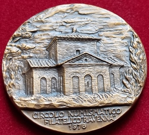MEDAGLIA CIRCOLO NUMISMATICO DI RAVENNA "GALLA PLACIDIA" - GIANNANTONIO BUCCI - - Picture 4 of 23