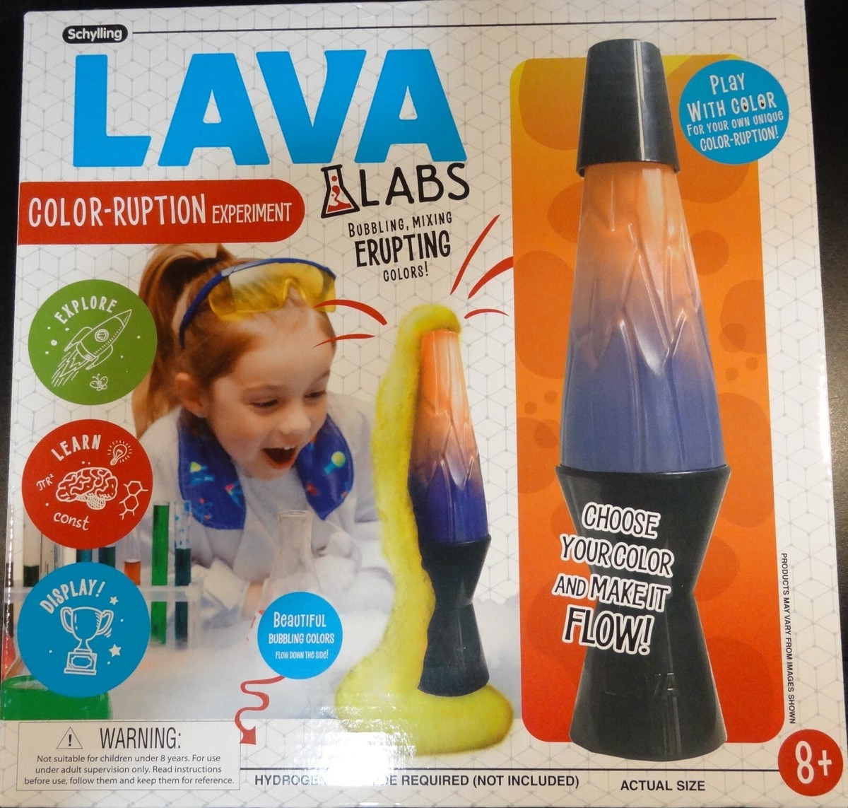 Color-Ruption Experiment Lava Lab Science Lava Volcano LLVL | eBay