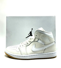 *NEW* Women Air Jordan 1 Mid  Phantom/White Gum-Light Brown (BQ6472 021)👍