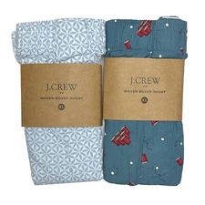J Crew Boxer Shorts Men's XL 2 Pair Red Solo Cup Beer Pong / Petals Boxers