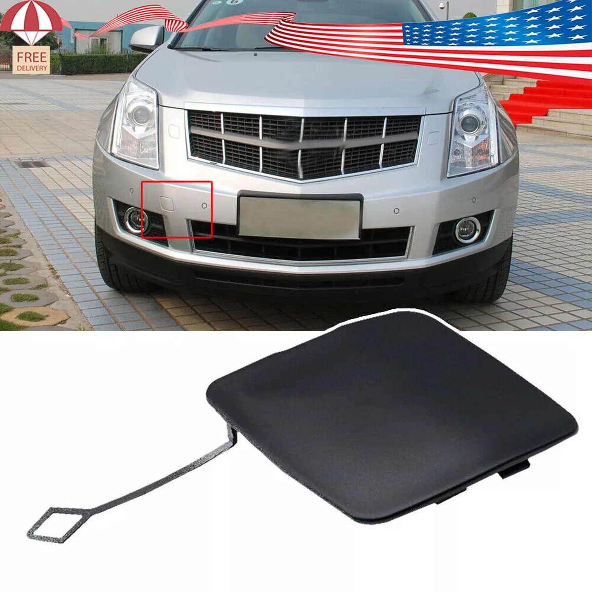 Front Bumper Tow Hook Cover Cap Fit for Cadillac SRX 2010 2016 eBay