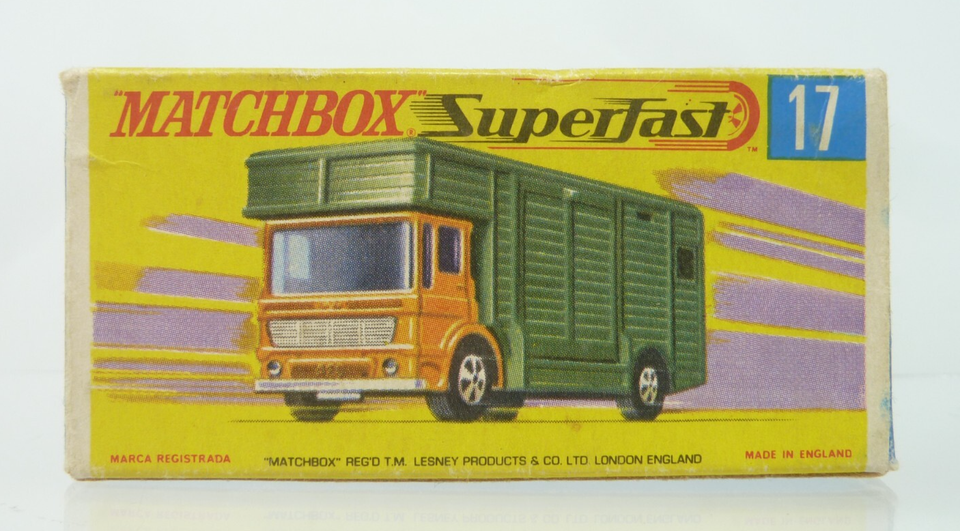 MATCHBOX SUPERFAST No 17 AEC HORSE BOX 1 - 75 SERIES BOXED | eBay UK