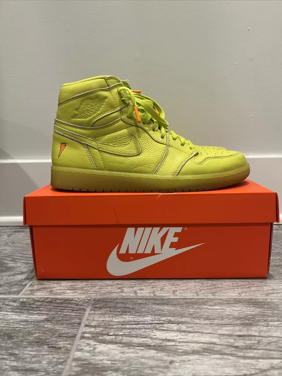 werkgelegenheid Aanhankelijk opmerking Size 9 - Nike Air Jordan 1 Retro High OG G8RD Gatorade Pack, Lime 2017  Cyber | eBay