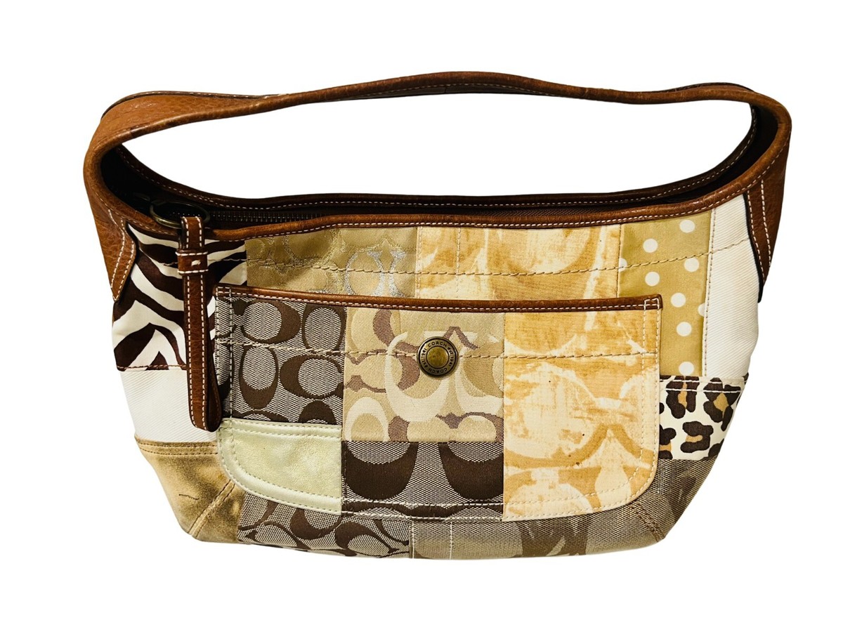 COACH Ergo Patchwork Signature Shoulder