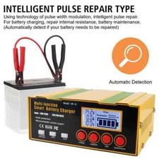 Car Battery AGM Start-stop Battery Charger 12v24v Pulse Repair Pure Copper
