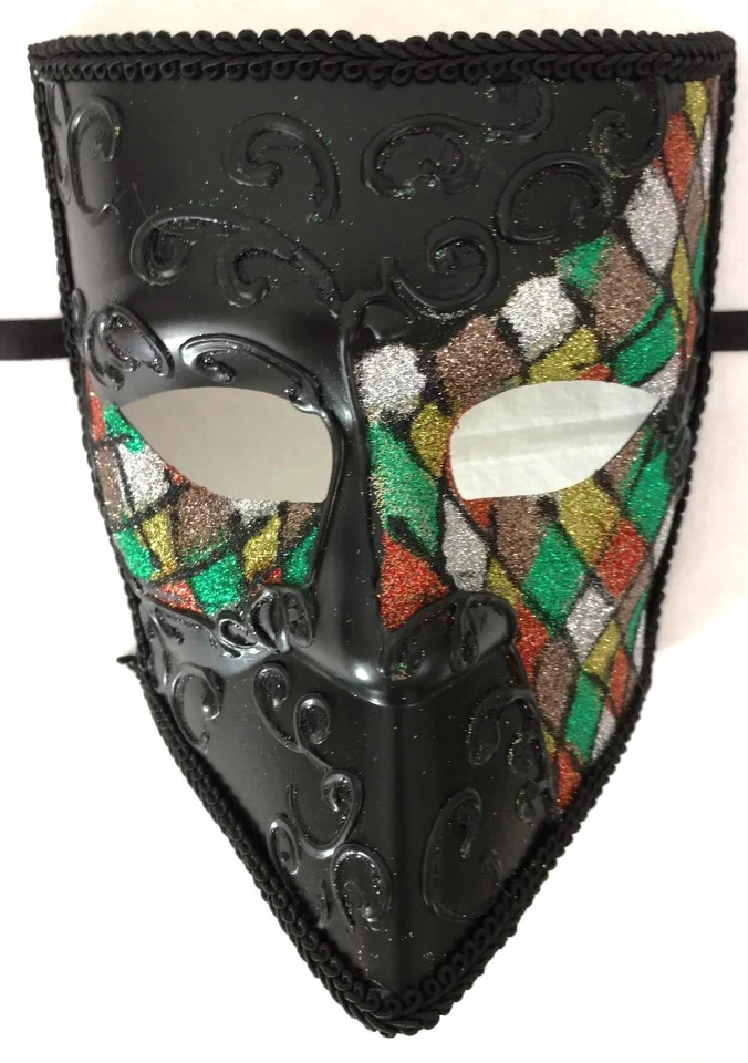 Masquerade Mask Mens Knight Halloween Carnival Renaissance Mardi Gras Costume - Image 2 of 4
