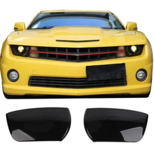 Headlight Lamp Cover Trim Bezel For Chevy Camaro 10-15 Blackened 2X Accessories