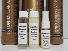 Brazilian Blowout Original Solution Steps 1,2, & 3 ionic bonding - 1oz Kit (DIY)