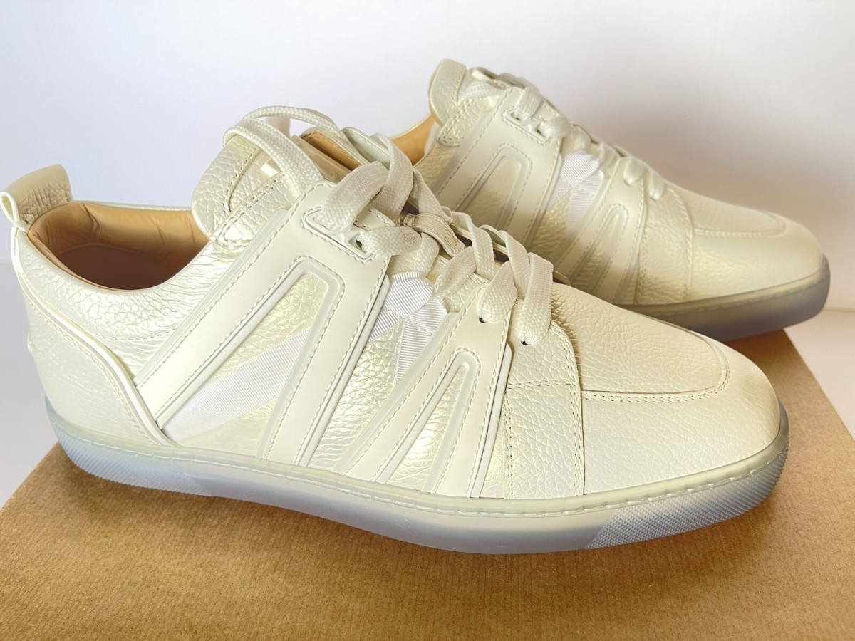 Christian Louboutin Vida Viva Metallic Clear-Sole Sneaker MEN 42 