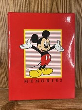 Vintage 1980s Holson Mickey Mouse Disney Photo Memories Photo Album