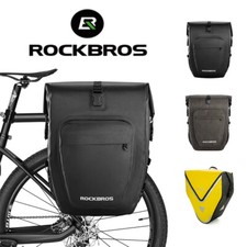 RockBros Bicicleta Alforja Bolsa Asiento 100% Impermeable Bicicleta Estante Trasero Paquete 27L