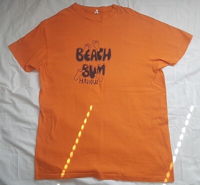 Vintage 80s Beach Bum Hawaii T-shirt Size XL Single Stitch