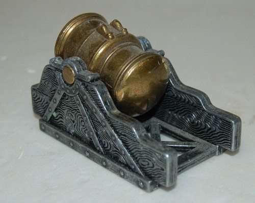 2 x Miniatur Kanone Sammlermodell - El Tigre 1797 - Guss Messing Kanonen - Bild 4 von 7